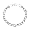 925 Sterling Silver Classy Hollow Chain Bracelet for Men and Boys