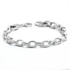 925 Sterling Silver Classy Hollow Chain Bracelet for Men and Boys