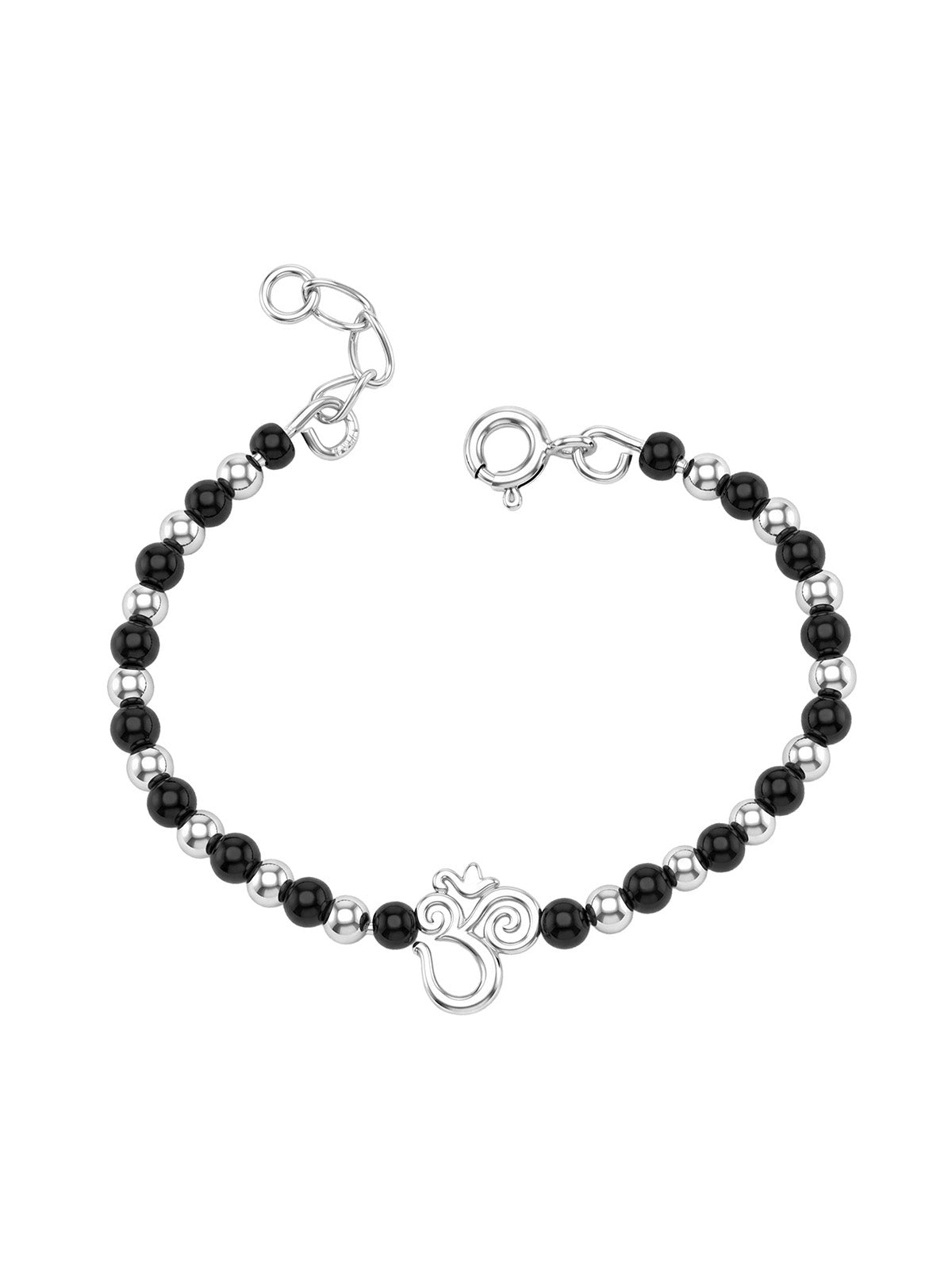 Blacks Beads Om Charm Nazariya Kids Bracelet 1PC