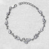 925 Sterling Silver Designer Cz Bracelet for Women and Girls 7.5 Inches