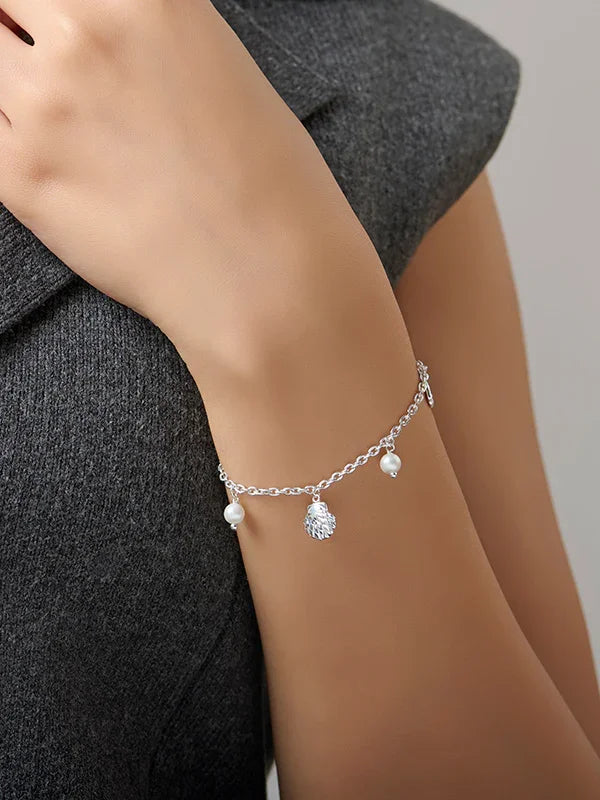 Nerina Pearl & Shell Charm Bracelet