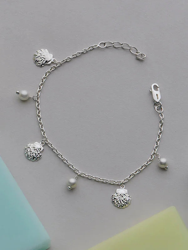 Nerina Pearl & Shell Charm Bracelet