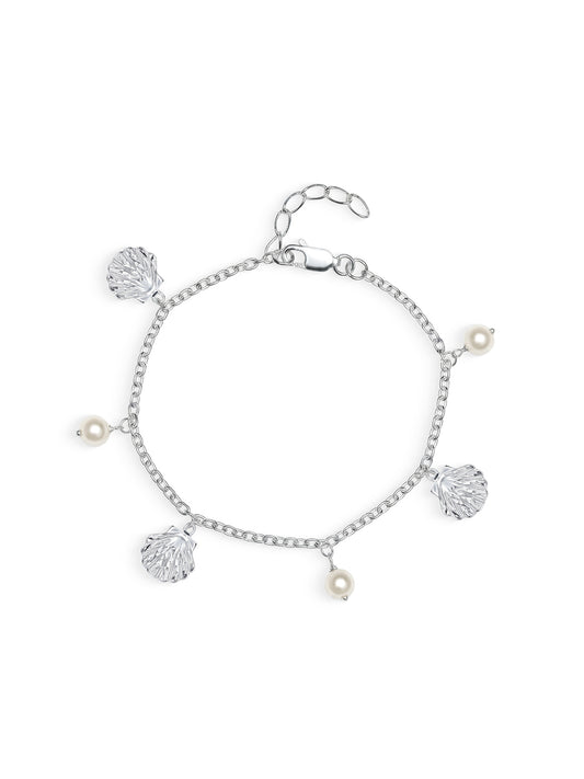 Nerina Pearl & Shell Charm Bracelet