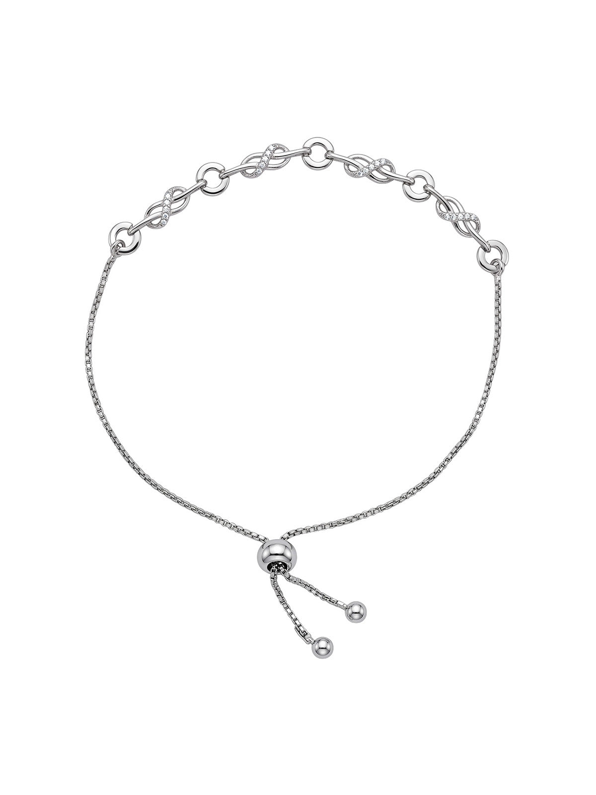 Infinity Link Slider Bracelet