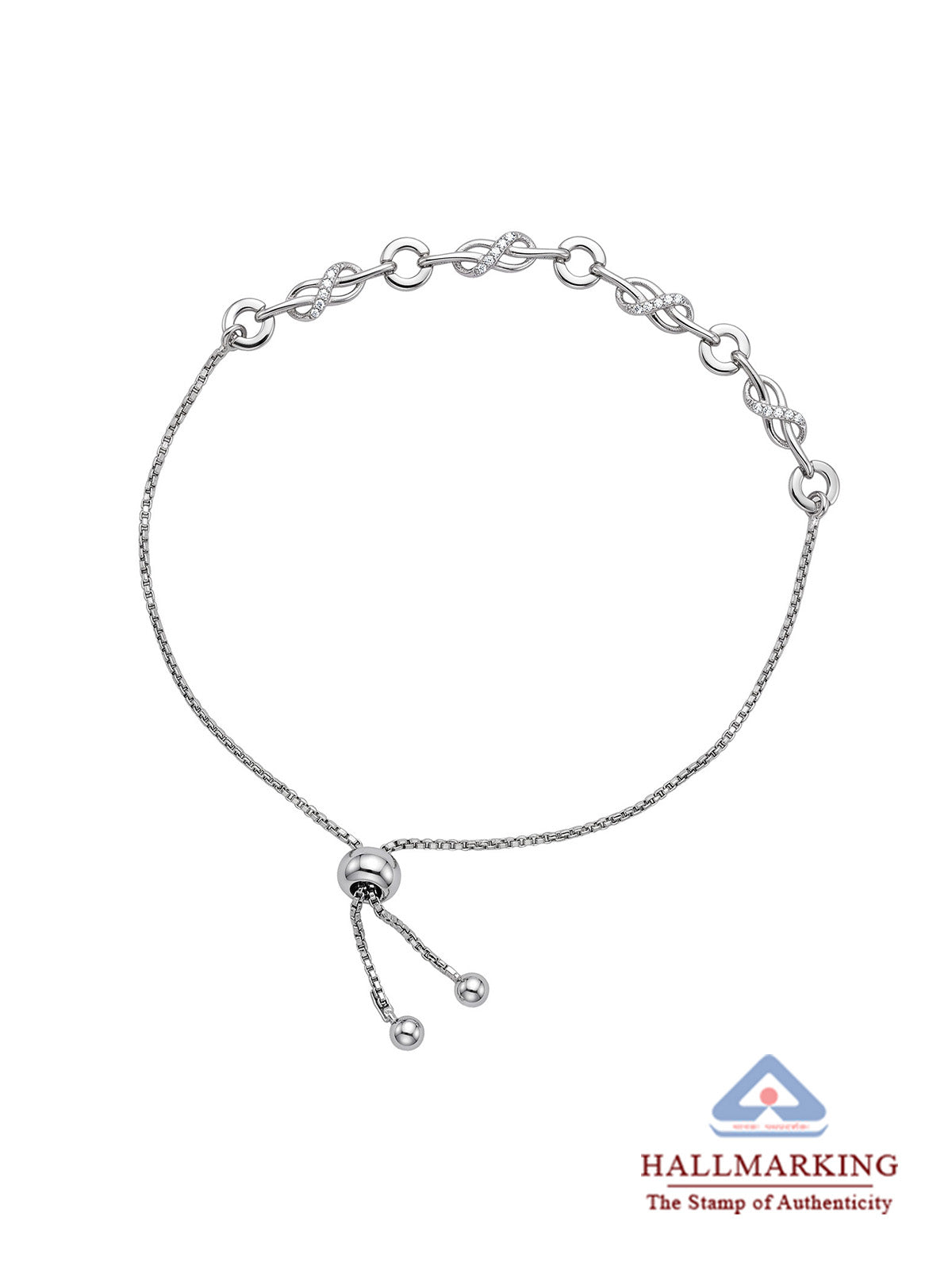 Infinity Link Slider Bracelet