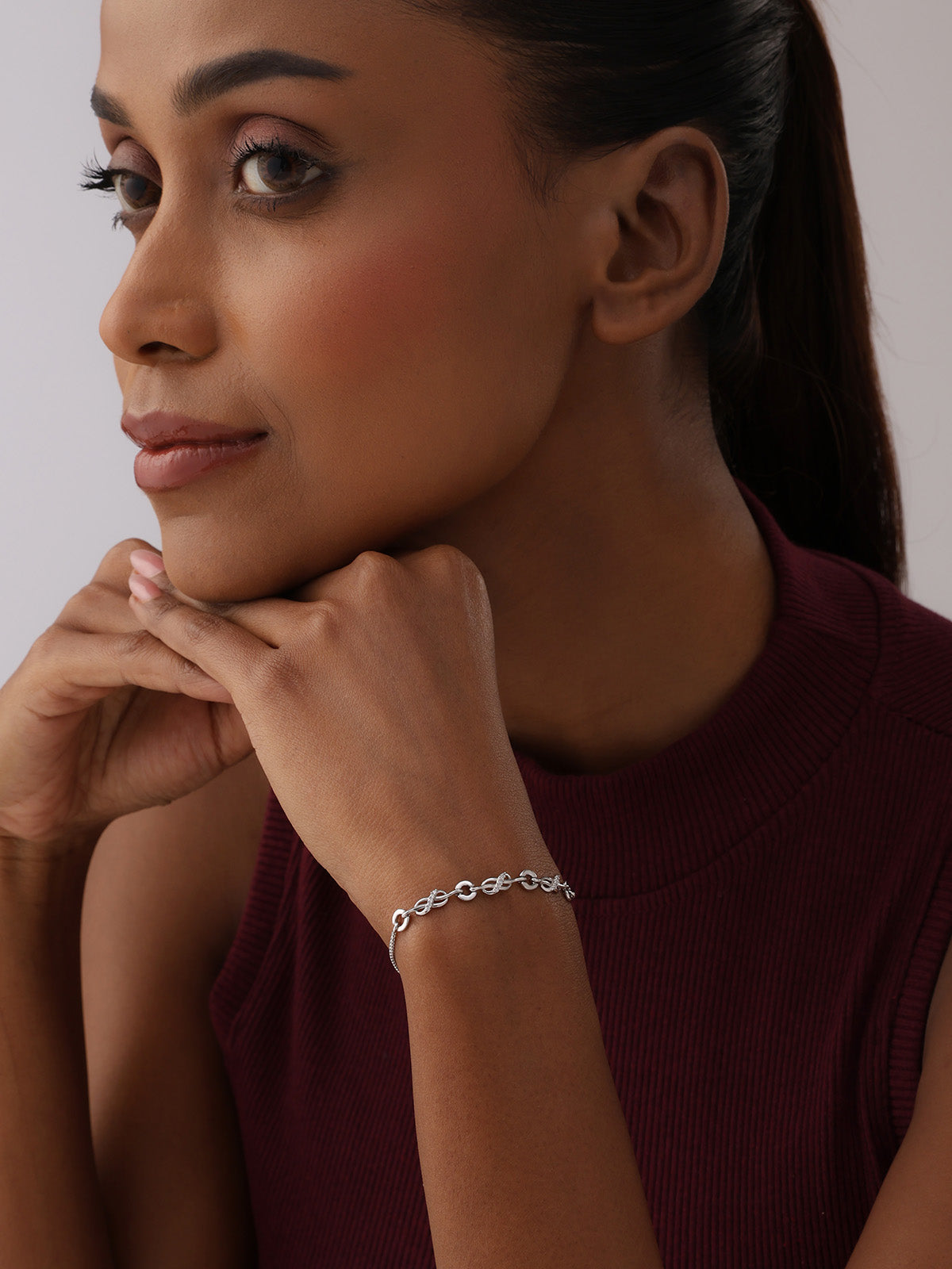 Infinity Link Slider Bracelet