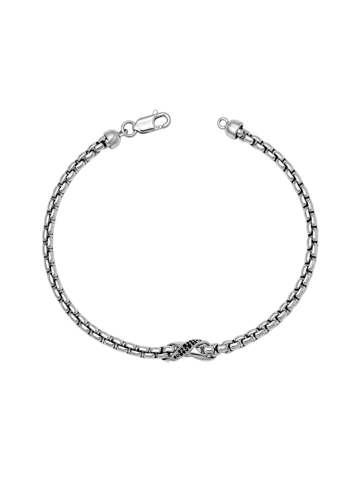 Silver Infinity Link Bracelet