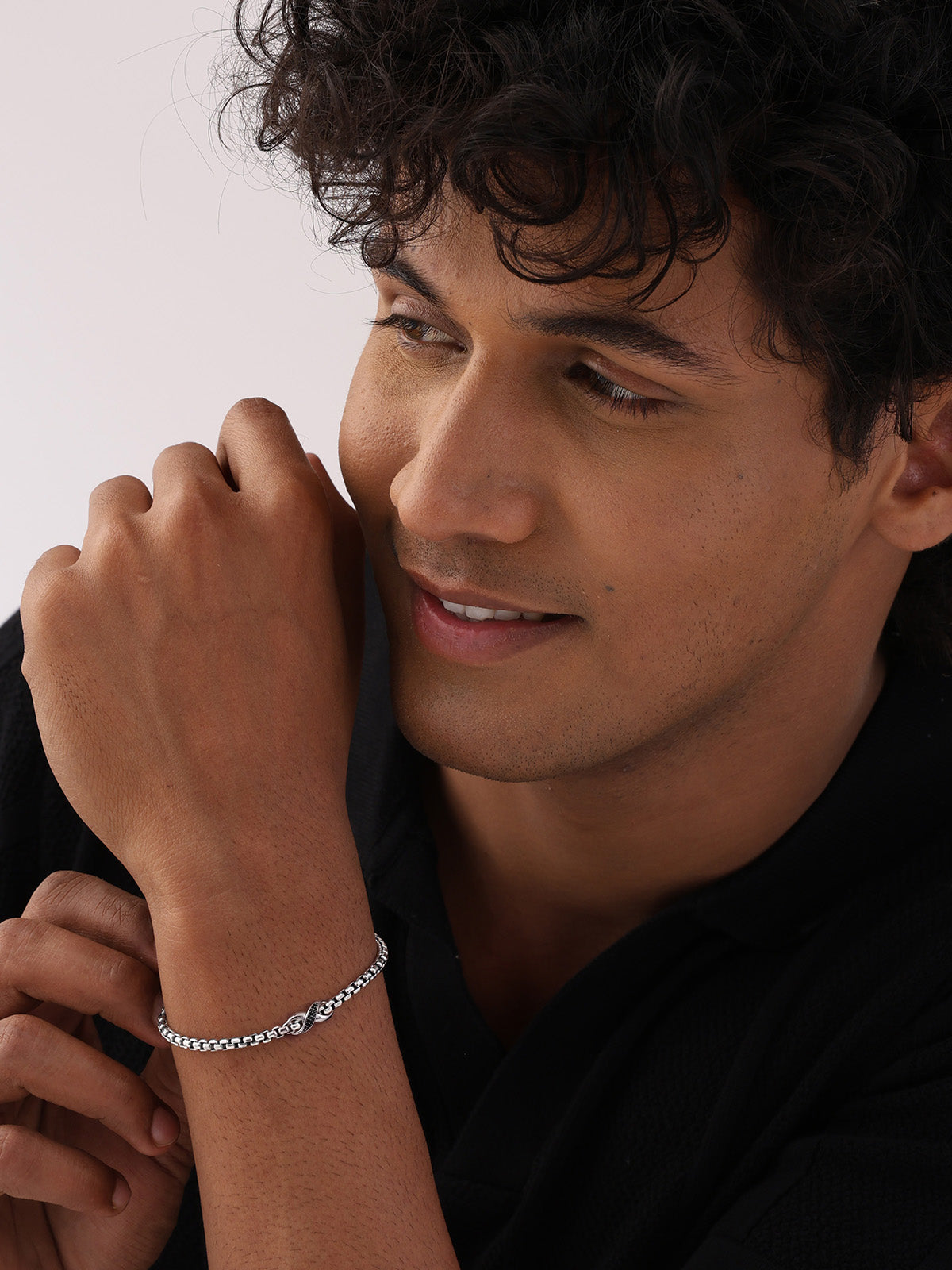 Silver Infinity Link Bracelet