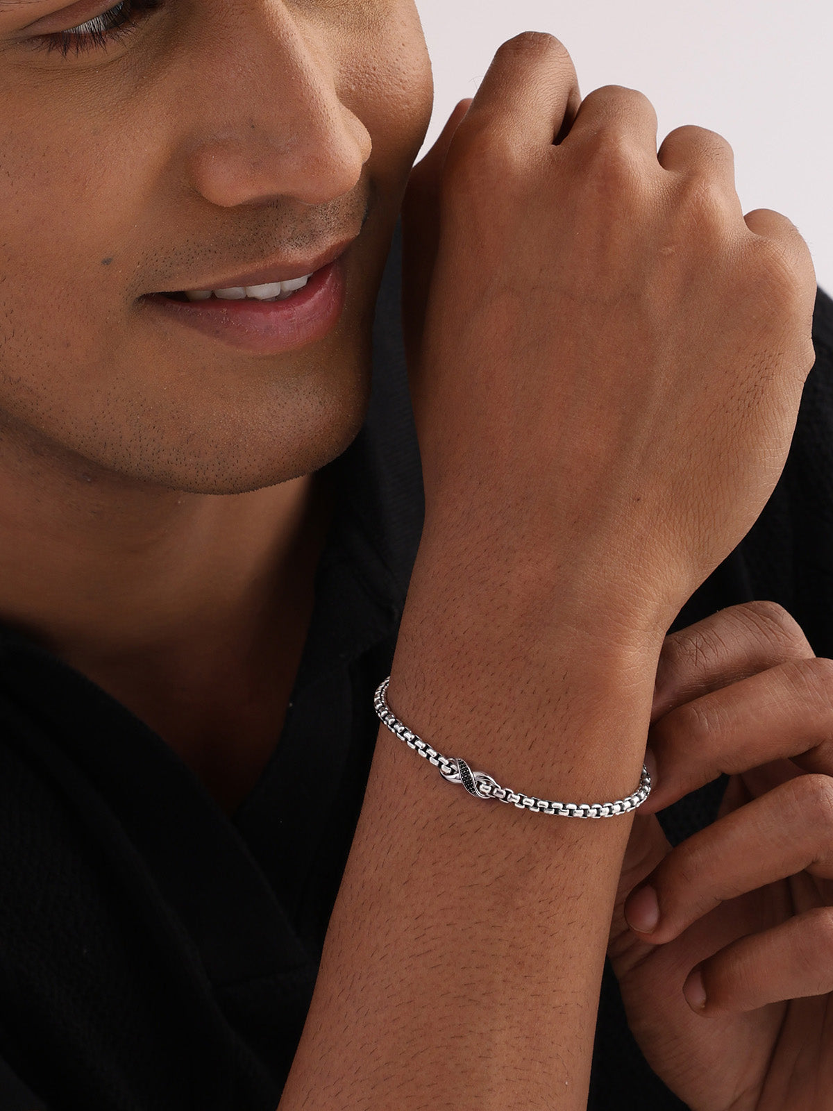 Silver Infinity Link Bracelet