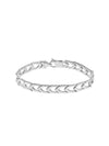 925 Sterling Silver Designer Chain Link Bracelet for Men 22 CM
