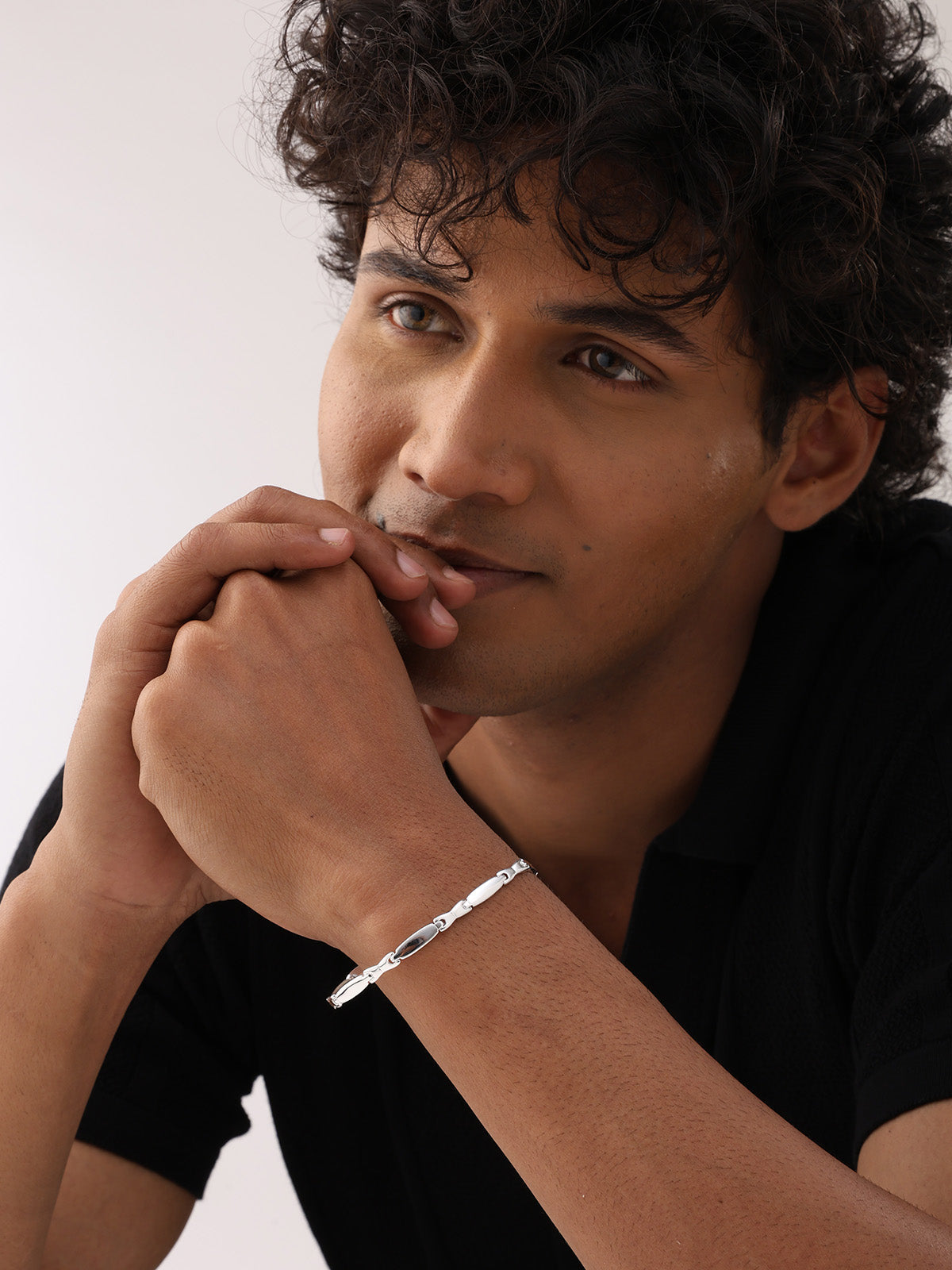 Men's Silver Link Bracelet