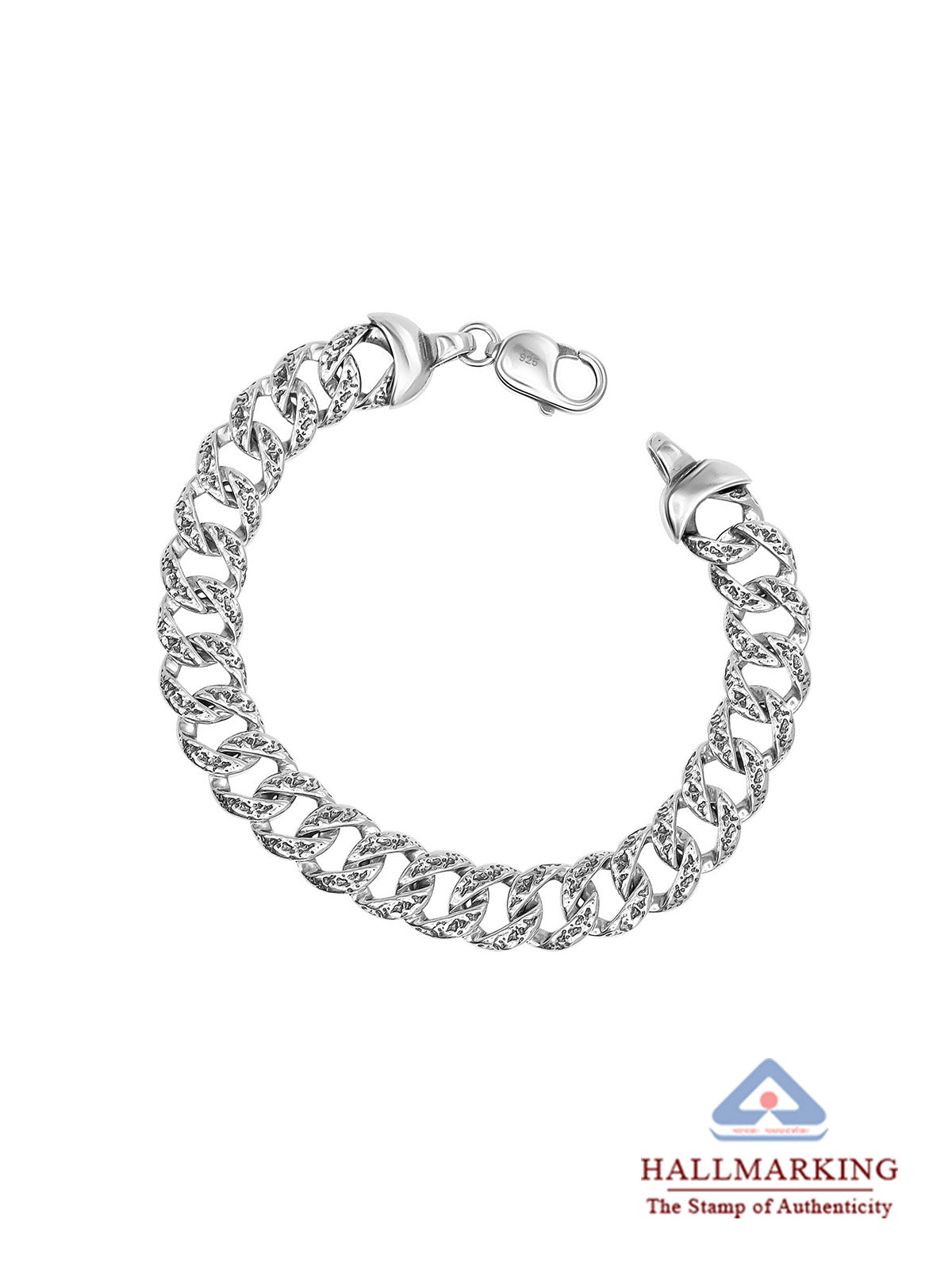 Men's Silver Chain Bracelet