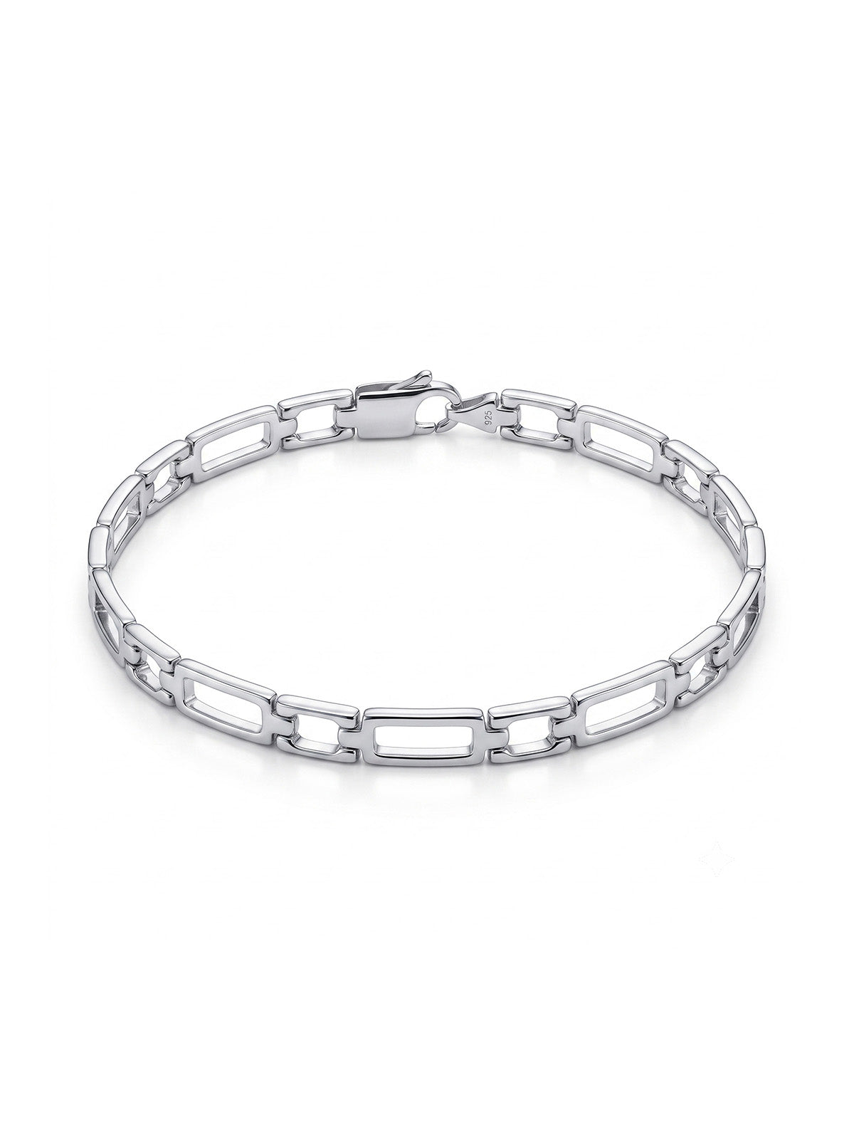 Silver Atlas Chain Bracelet
