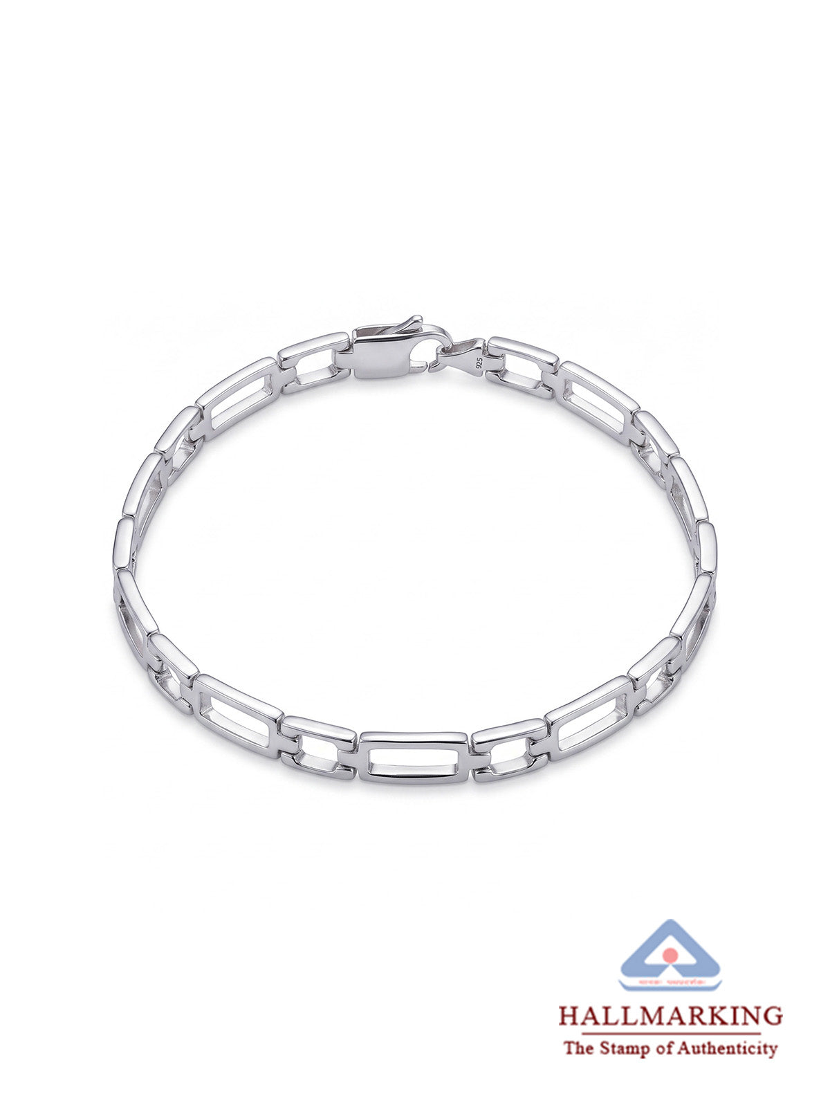 Silver Atlas Chain Bracelet