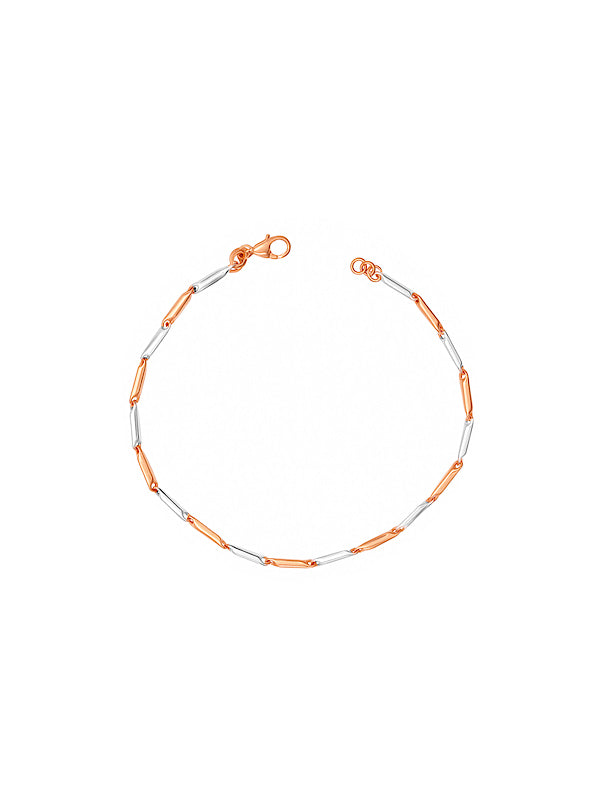 Dual Grace Two-Tone Link Bracelet