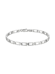 Gabbia Rectangle-Link Men's Chain Bracelet