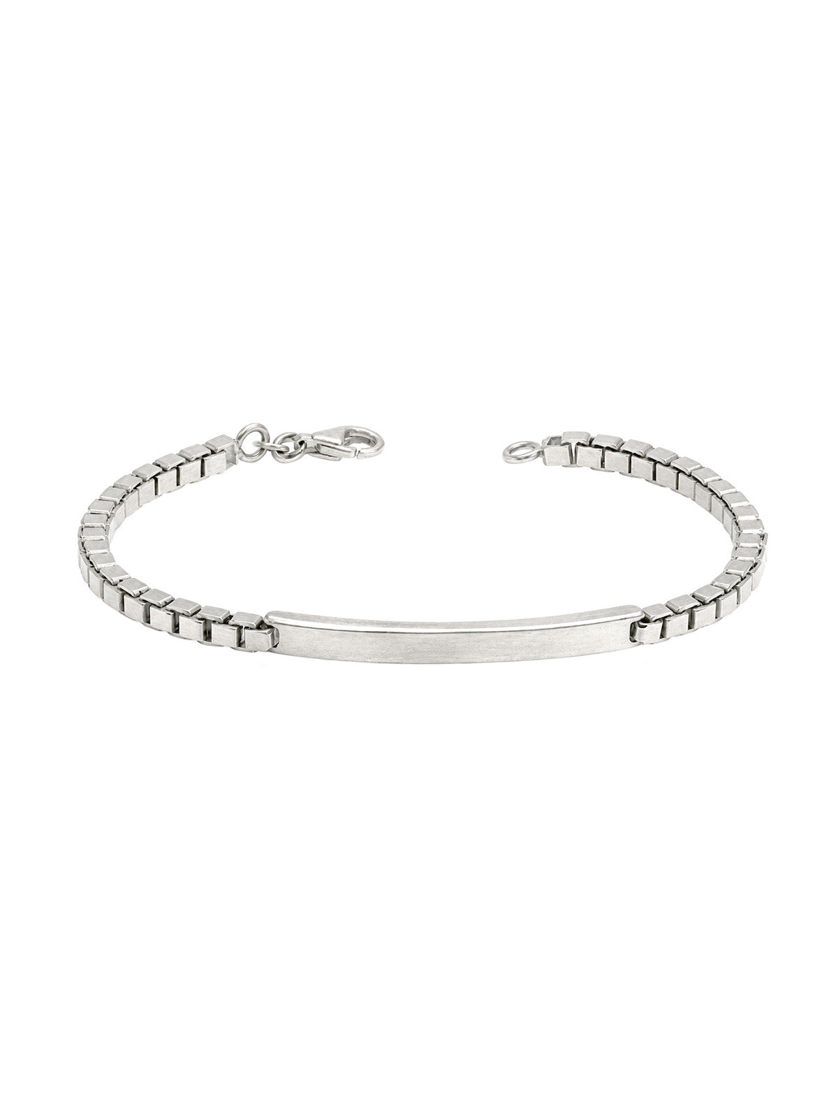 Lastra Engravable ID Bar Men's Cuff Bracelet