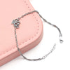 925 Sterling Silver Shree Letter With Peacok Feather Rakhi Bracelet for Men and Boys