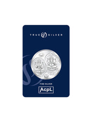 Ganesh Laxmi ji 2 Gram Silver Coin 999 Pure