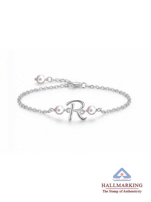 Personalized Letter Pearl Anklet