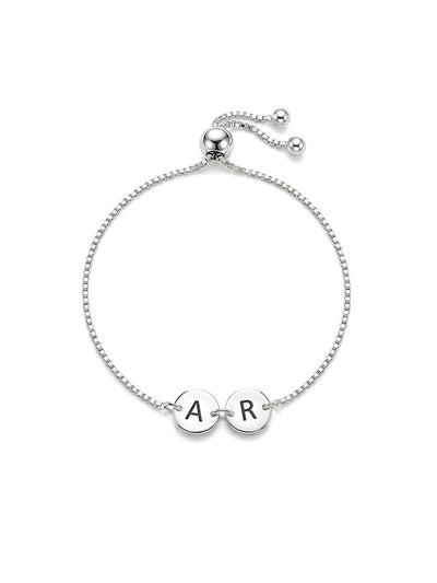 Personalized Initial Link Bracelet