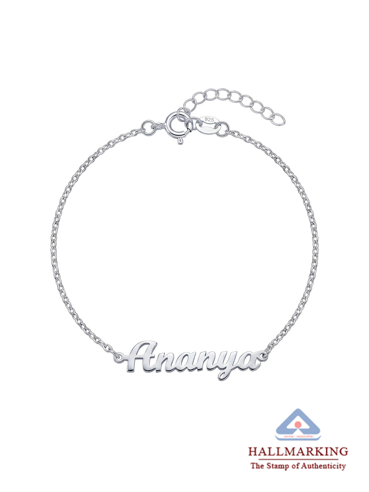 Personalised Name Bracelet in Minimal Script