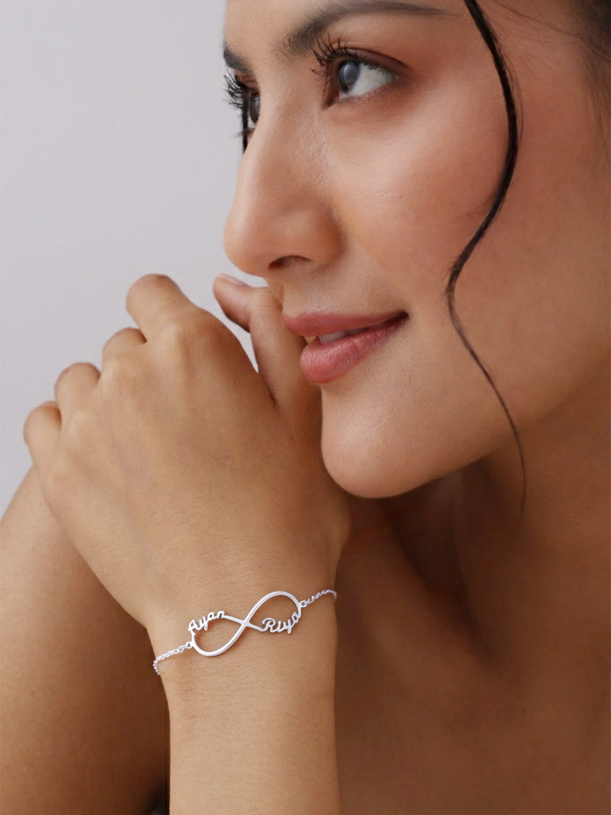 Personalized Infinity Couple Bracelet