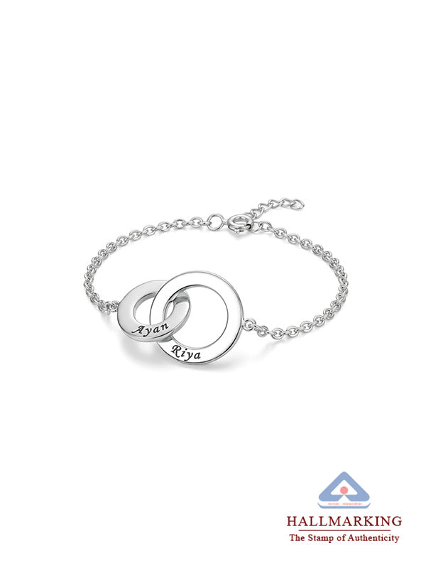 Personalized Initial Couple Bracelet