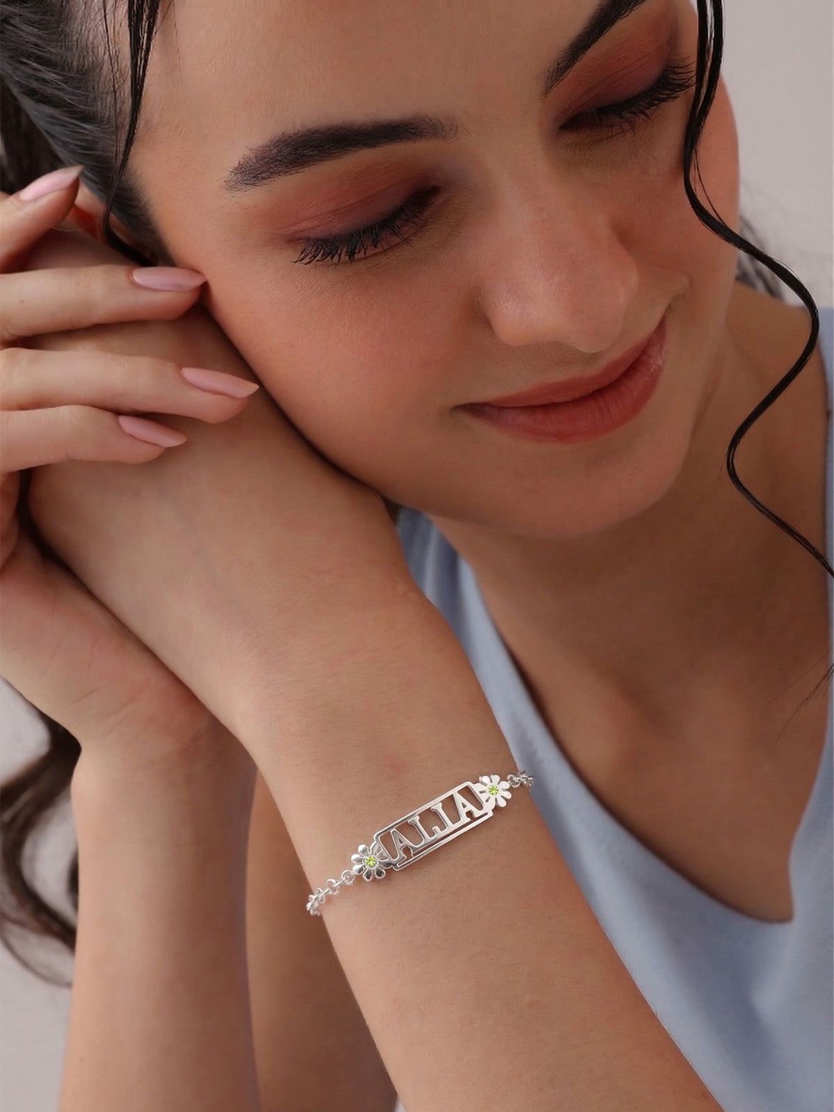 Personalized Name Script Bracelet - Gift for Sister