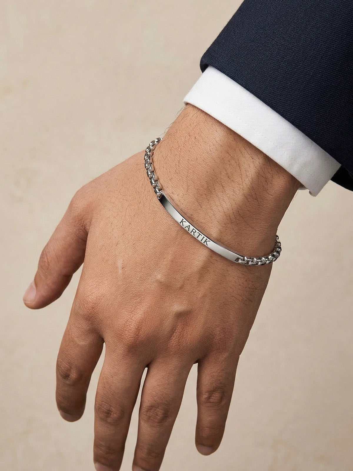 Personalized Venetian ID Bracelet for Men