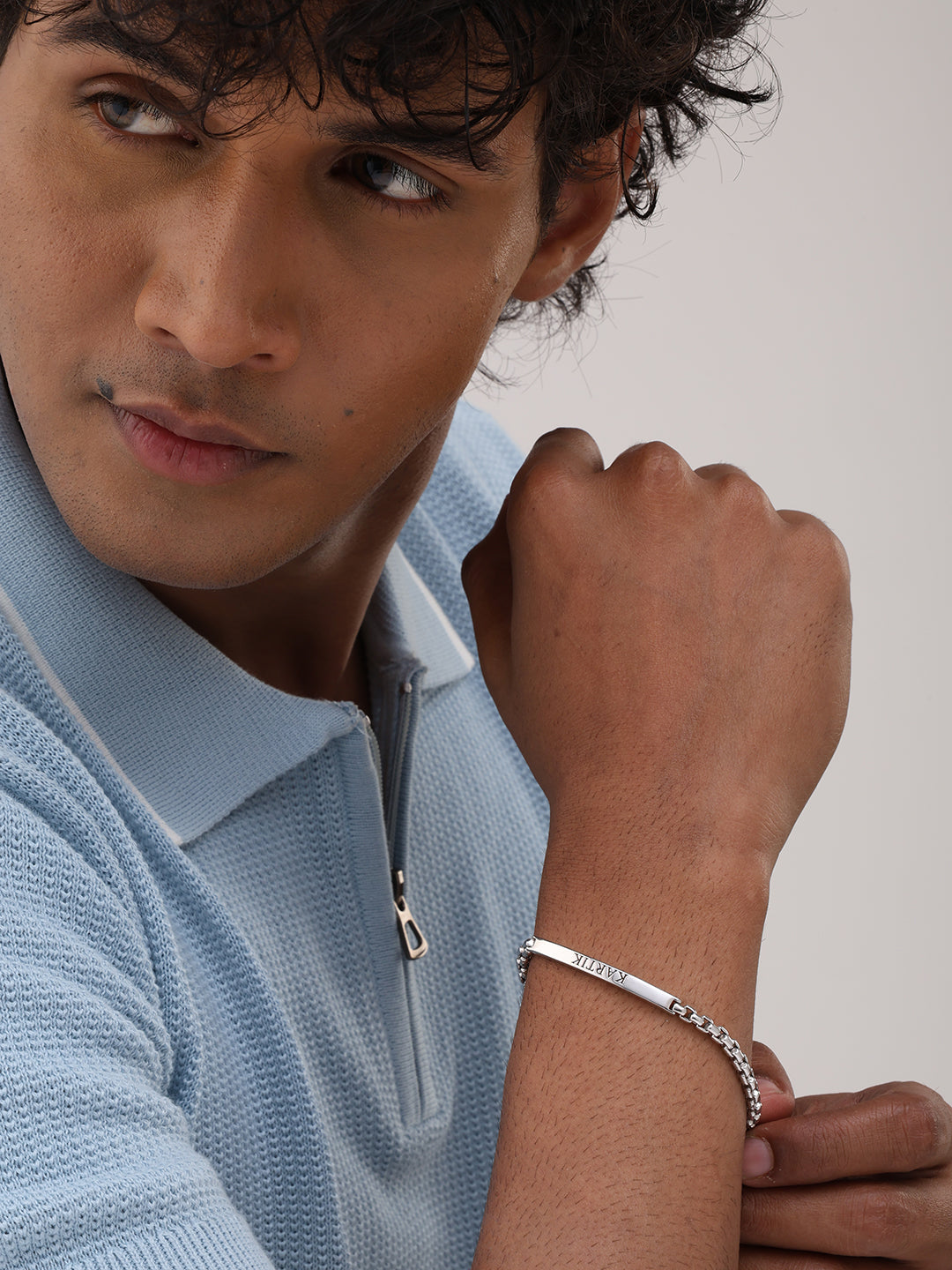 Personalized Venetian ID Bracelet for Men