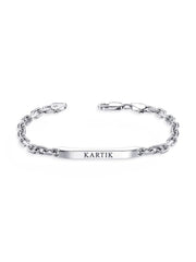 Personalized Cable Chain ID Bracelet for Men