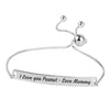 Personalised Customised 925 Sterling Silver Engraved Name Inspiration Message Bracelet for Women and Girls