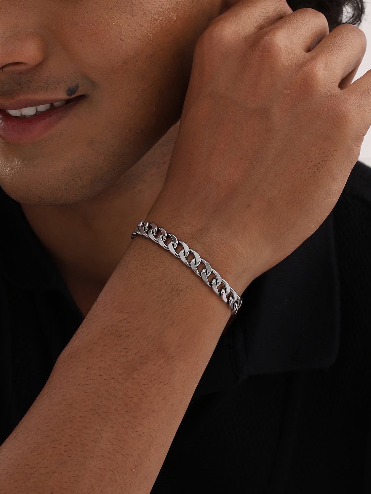 Flat Curb Chain Bracelet
