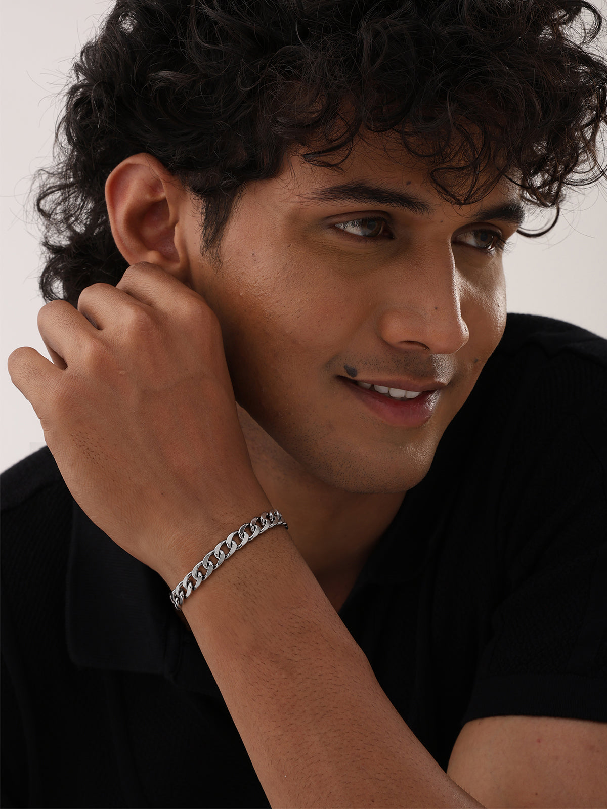 Flat Curb Chain Bracelet