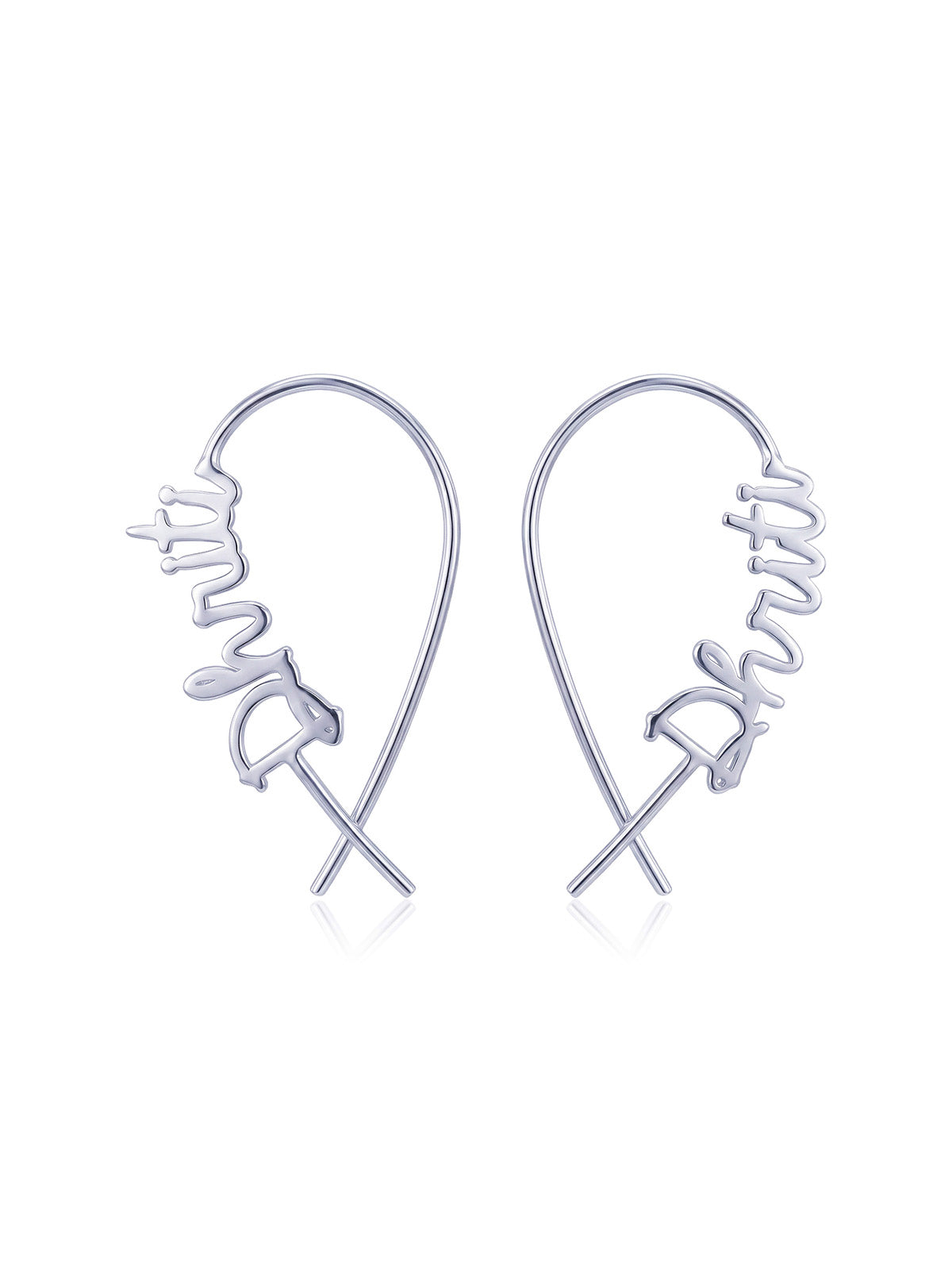 Personalized Name Script Danglers