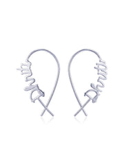 Personalized Name Script Danglers