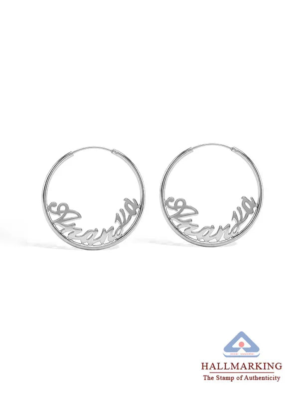 Personalized Name Endless Hoops