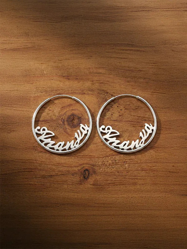 Personalized Name Endless Hoops