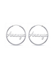 Personalized Name Endless Hoops