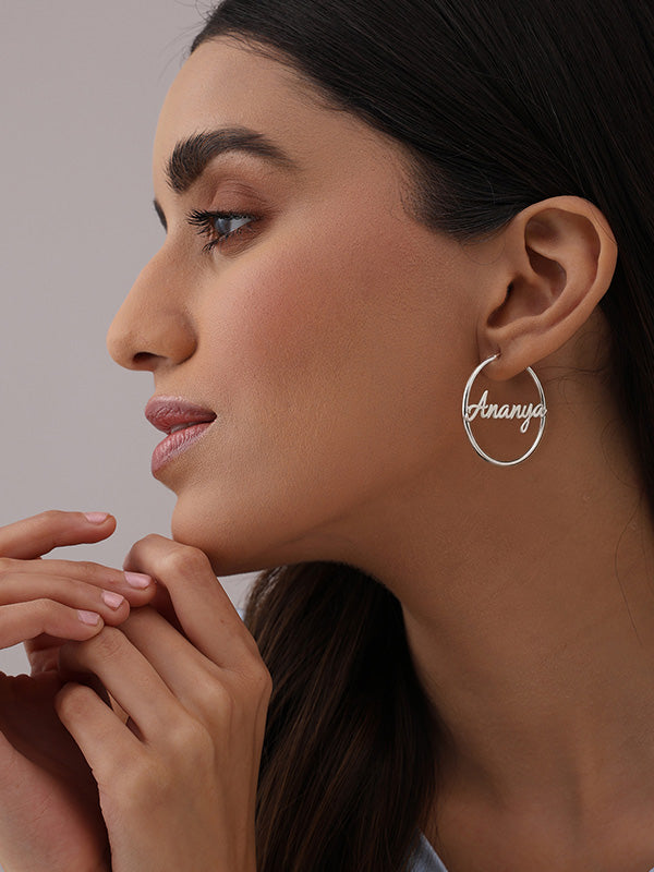 Personalized Name Endless Hoops