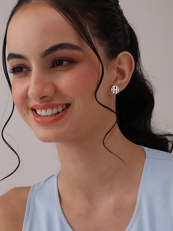 Personalized Monogram Initial Studs