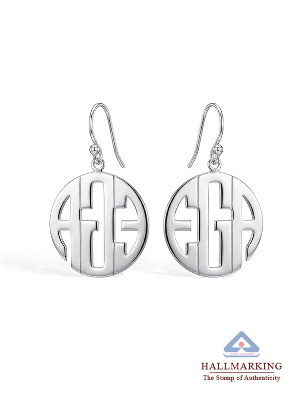 Personalized Monogram Initial Danglers