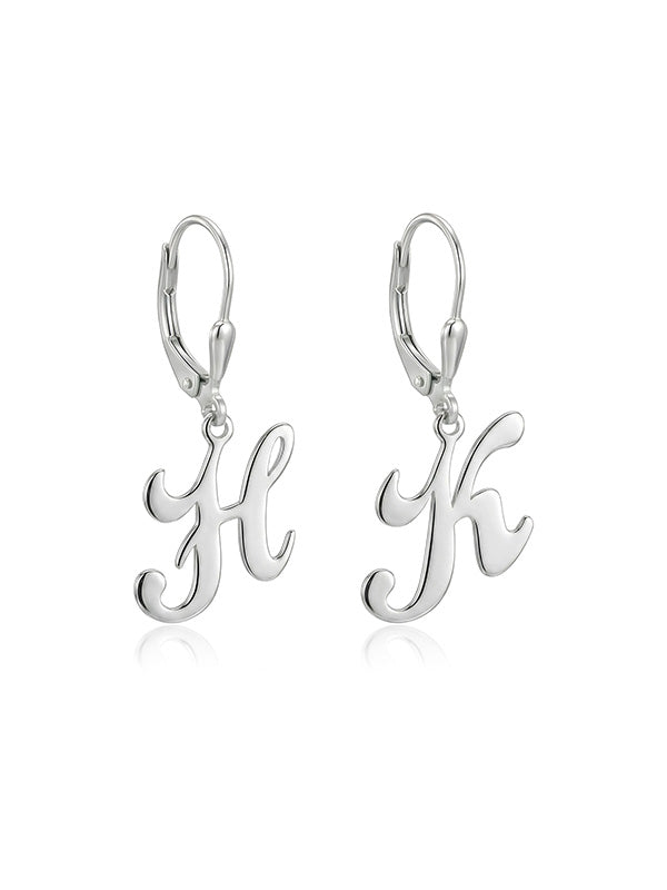 Personalized Initial Alphabet Earrings