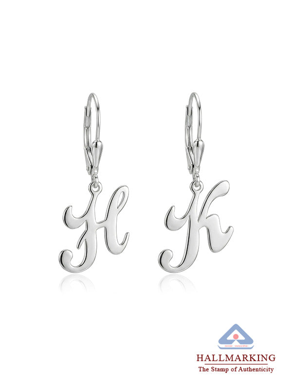 Personalized Initial Alphabet Earrings