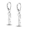 Personalised 925 Sterling Silver Name Earrings for Teen Women