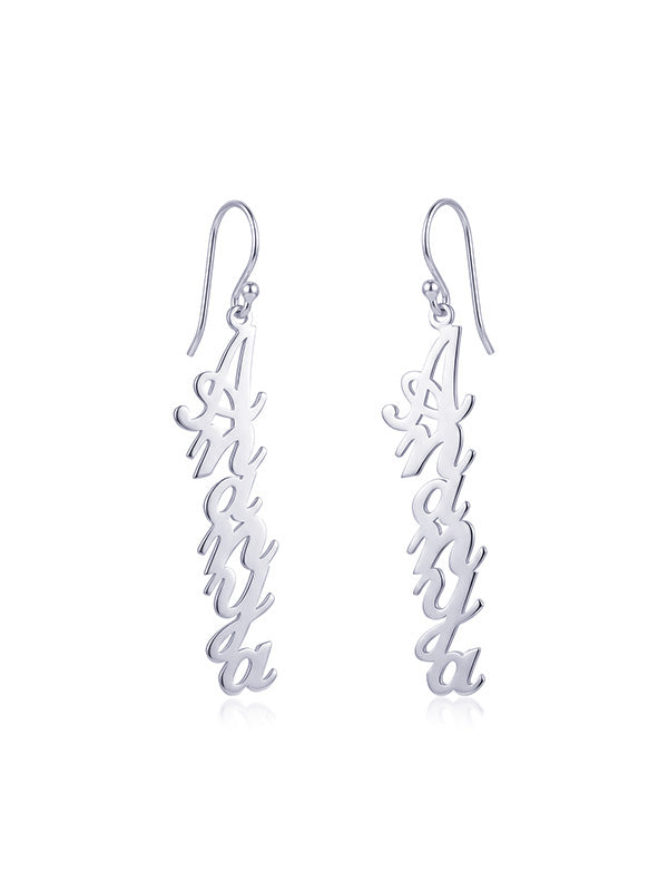Personalized Name French Wire Earrings