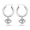 Personalised 925 Sterling Silver Name Message Earrings for Teen Women