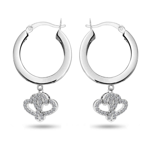 Personalised 925 Sterling Silver Name Message Earrings for Teen Women