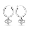 Personalised 925 Sterling Silver Name Message Earrings for Teen Women